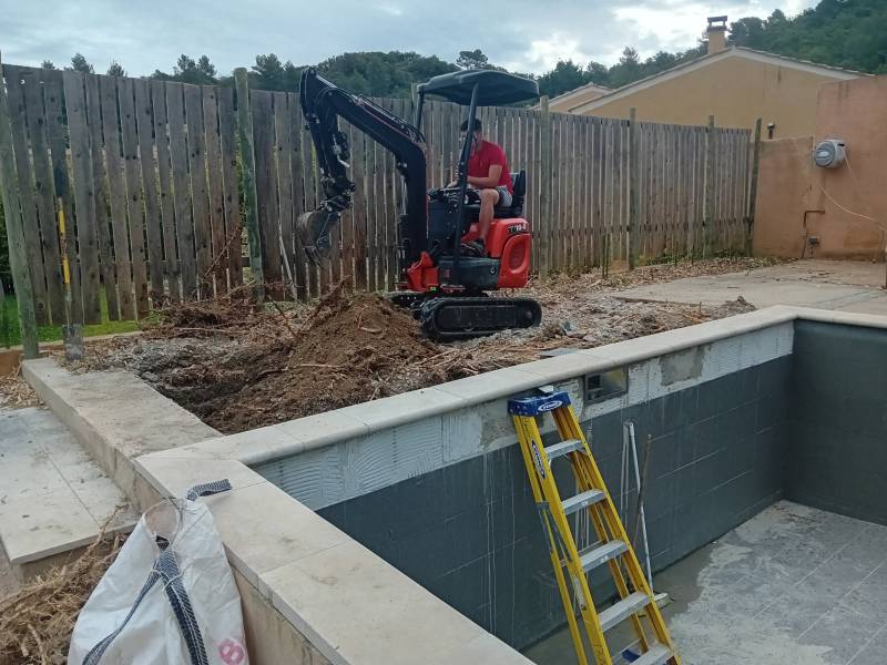 Obtenez votre devis immédiat pour location de minipelle adaptée au terrassement et nivellement de terrain à Mallemort