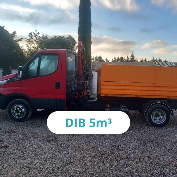 Location de benne DIB 5m³ à Mallemort, Aix-en-Provence, Cavaillon