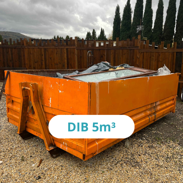 Location de benne DIB 5m³ à Mallemort, Aix-en-Provence, Cavaillon